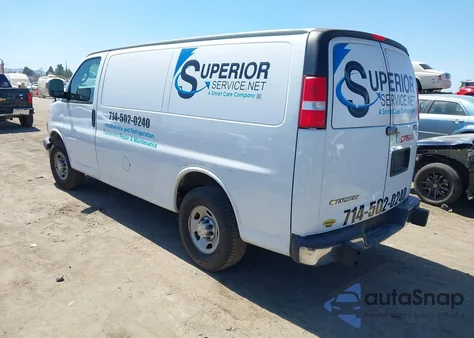 2020 Chevrolet Express Cargo Rwd 2500 Regular Wheelbase Wt из США, поврежденный, VIN 1GCWGAFG7L1268834